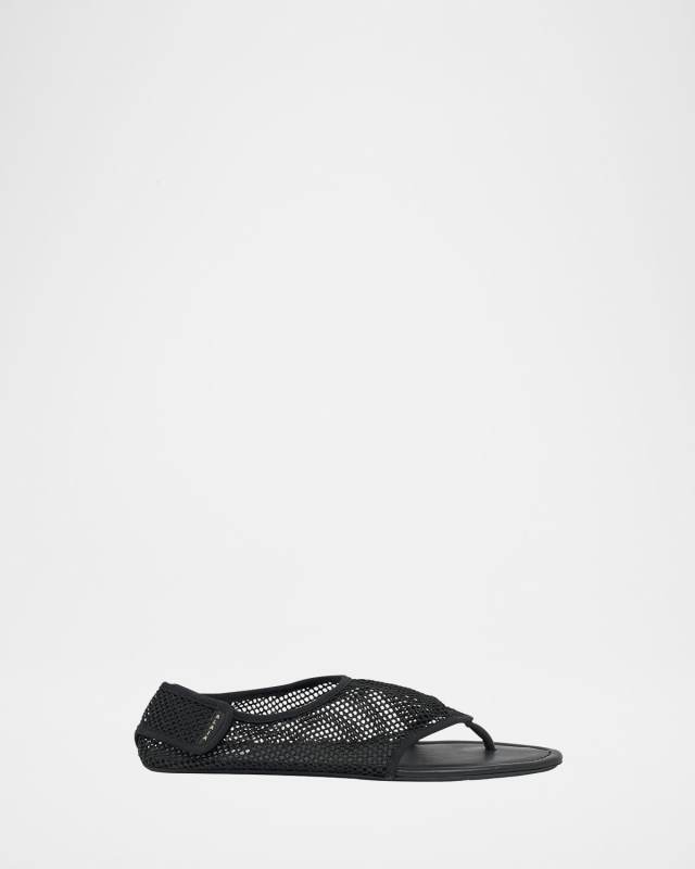 Mesh Thong Sandals